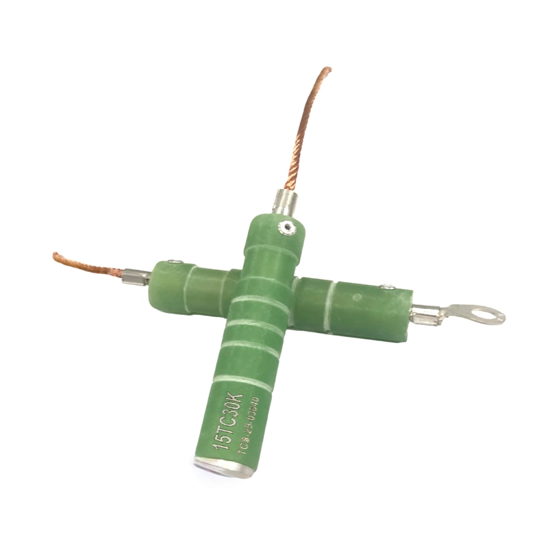 Vue aérienne du liaison fusible haute tension immergé en huile