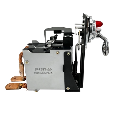 Disjoncteur CSP monophasé 420A 300KVA vue du panneau avant