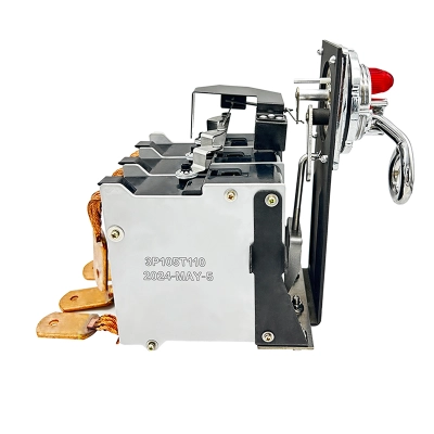 Disjoncteur Thaistle triphasé 105A 75KVA vue face face