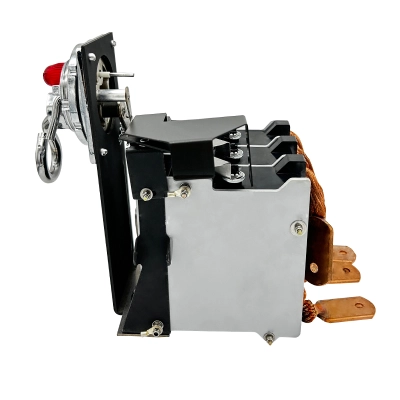 Disjoncteur Thaistle triphasé 105A 75KVA vue arrière de la base