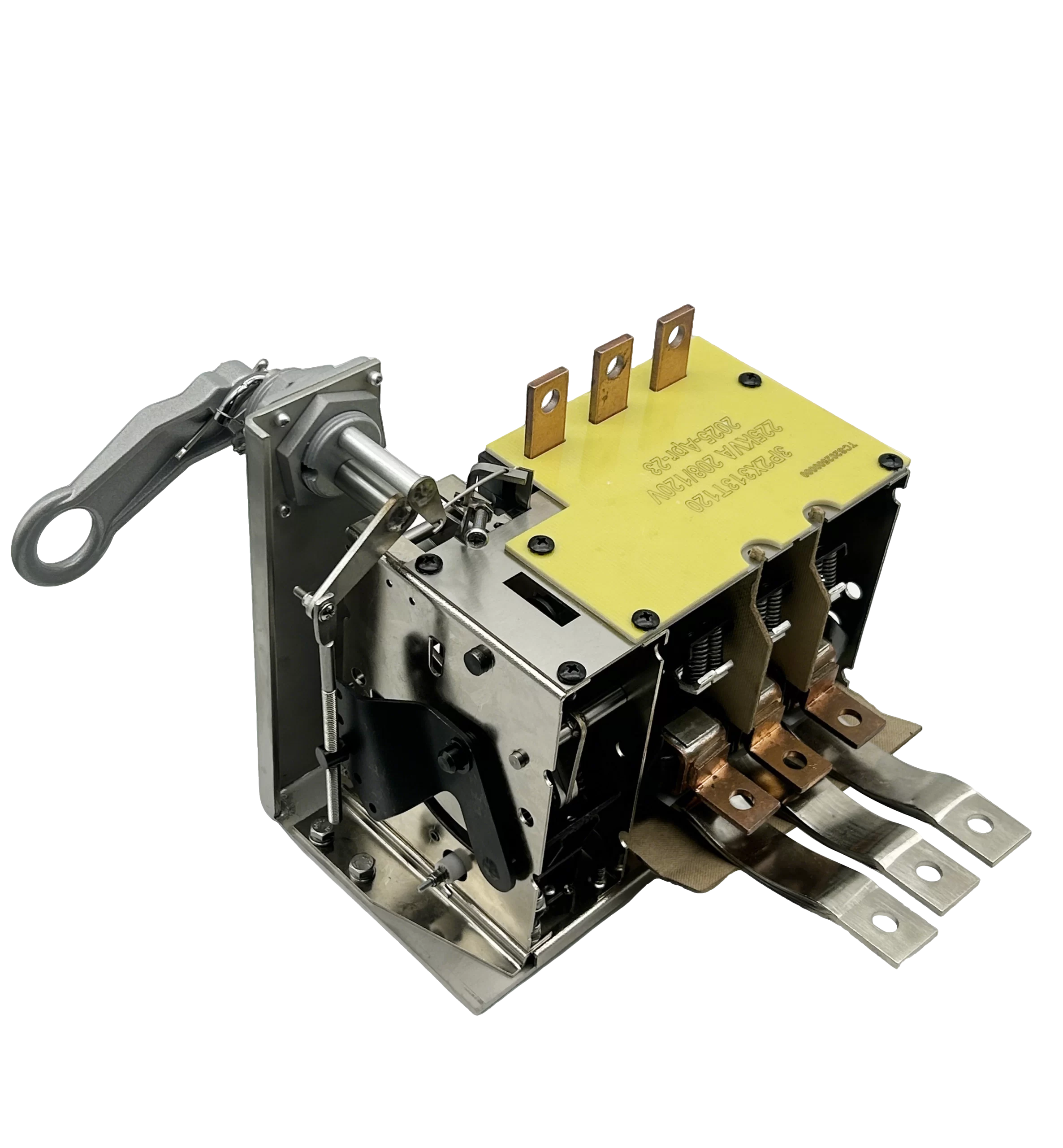 Disjoncteur triphasé 2X313A CSP immergé en huile vue latérale 225KVA