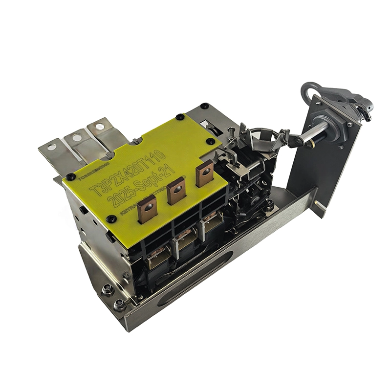 Disjoncteur triphasé 420A CSP immergé en huile vue de la borne latérale 300KVA